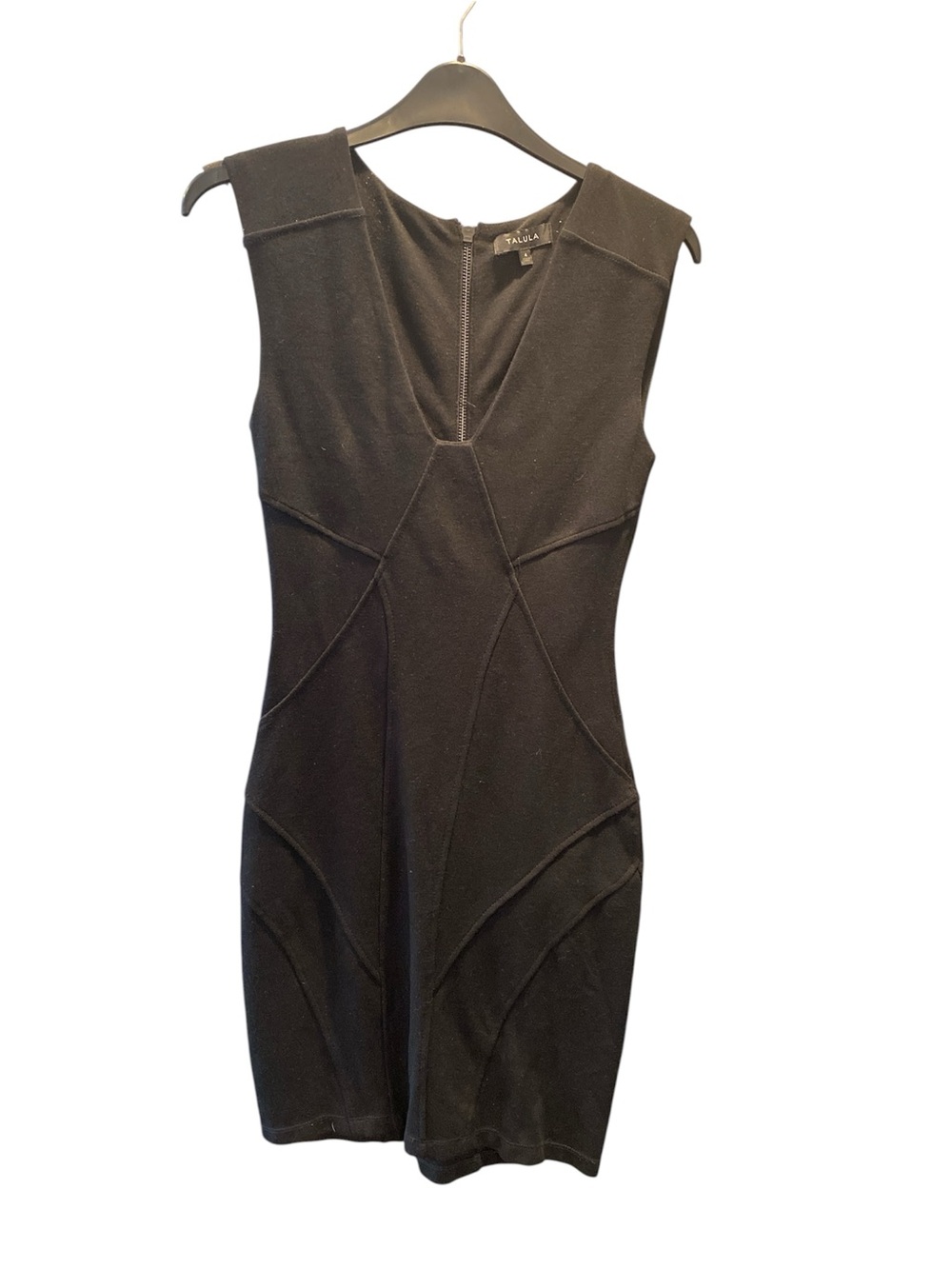 Aritzia Talula Black Sleeveless Bodycon Dress Size 4